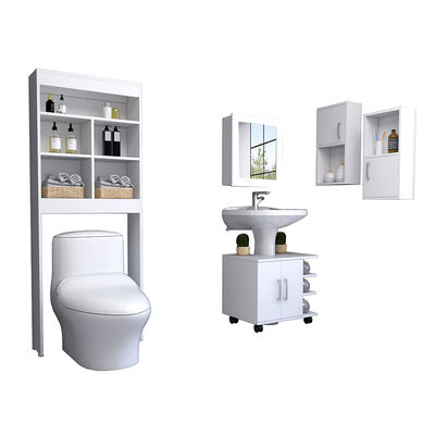 Imagen 2 del producto Botiquín + Optimizadores Lavamanos + Baño + Auxiliar X2 TuHome Big Bath