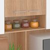 Mueble de Cocina Vekkahome Buck 1 Cajón 12 Puertas Café