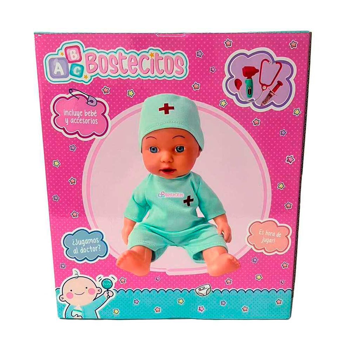 Mu&ntilde;eca Bostecitos Doctor con Accesorios