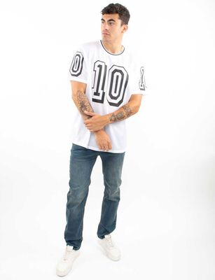 Imagen 2 del producto Polera Manga Corta Hombre Icono Blanco