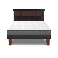 Cama Europea CIC 2 Plazas Anatomic + Respaldo New DublinChocolate