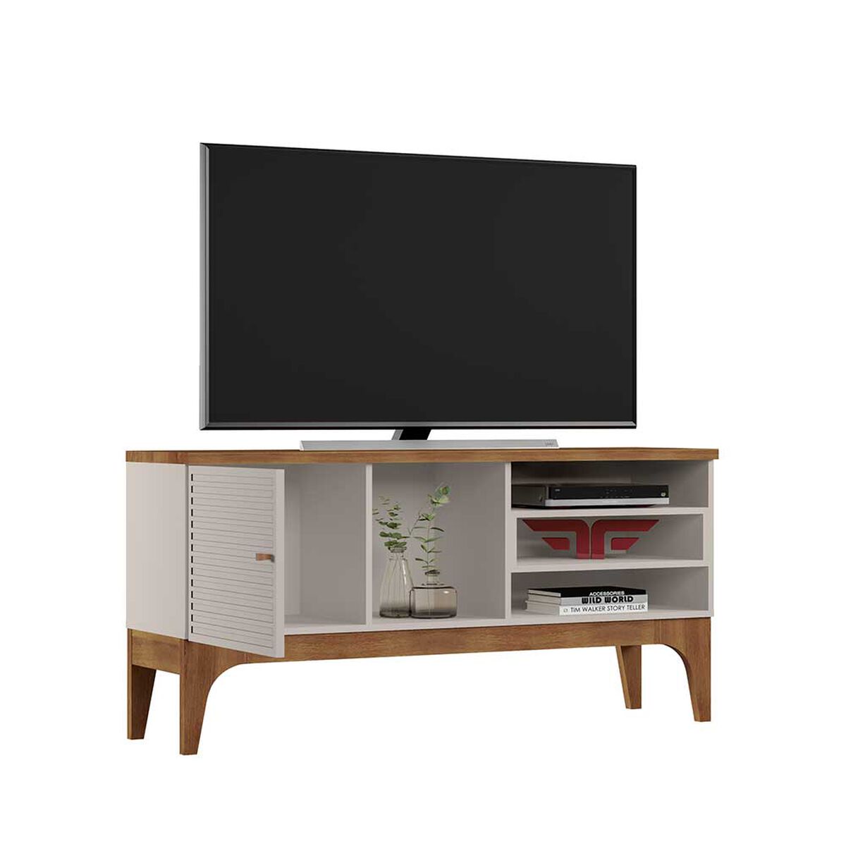Rack TV Exit Veneza Beige Matte Hasta 60"