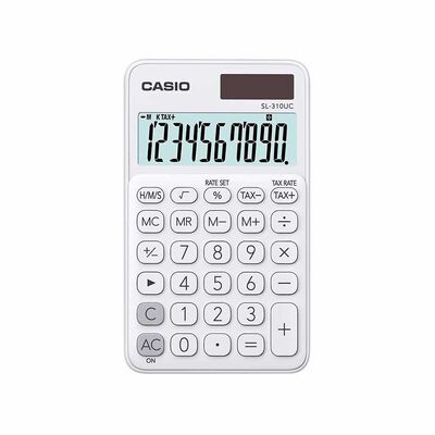 Calculadora de Escritorio Casio SL-310UC-WE Color Blanco