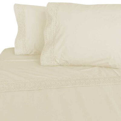 Imagen 1 del producto Juego de Sábanas Illusions 180 Hilos 1 Plaza Broderie