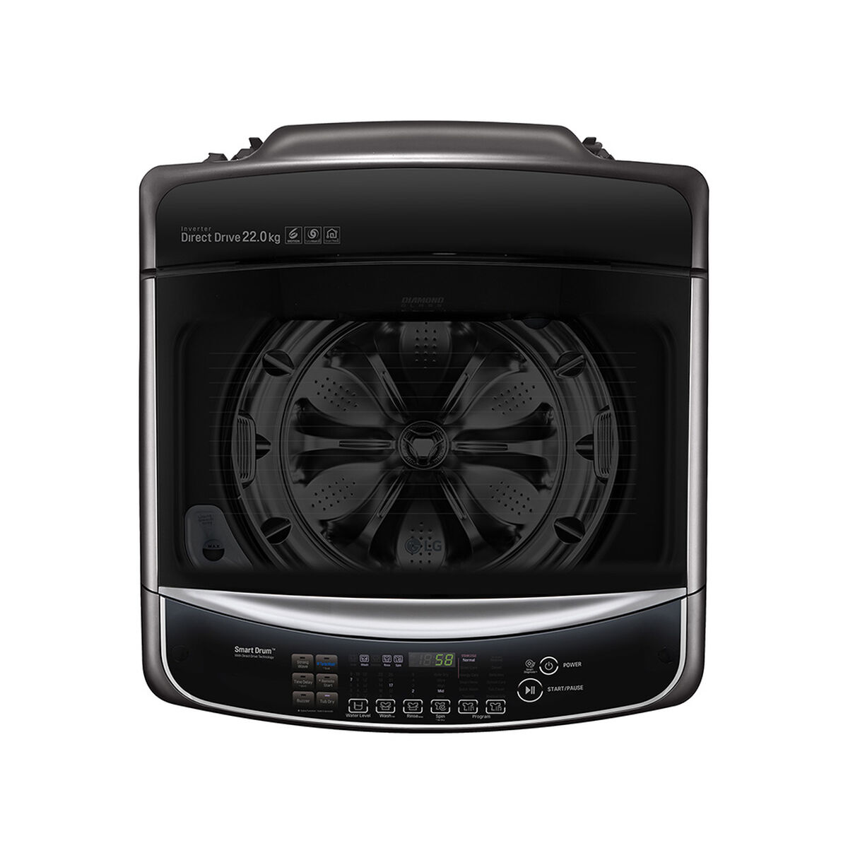 Lavadora Automática LG WT22BSS6H 22 kg.