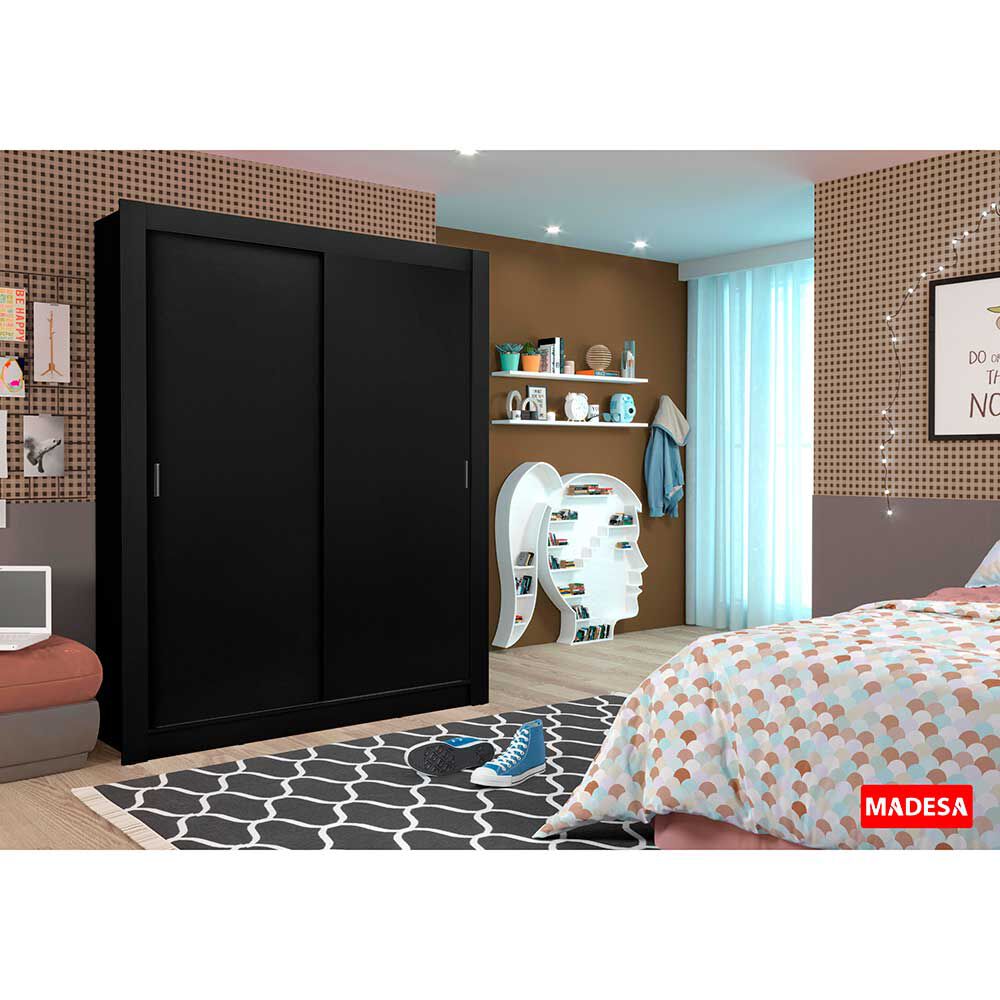 Closet Vekkahome Denver 2 Puertas Negro