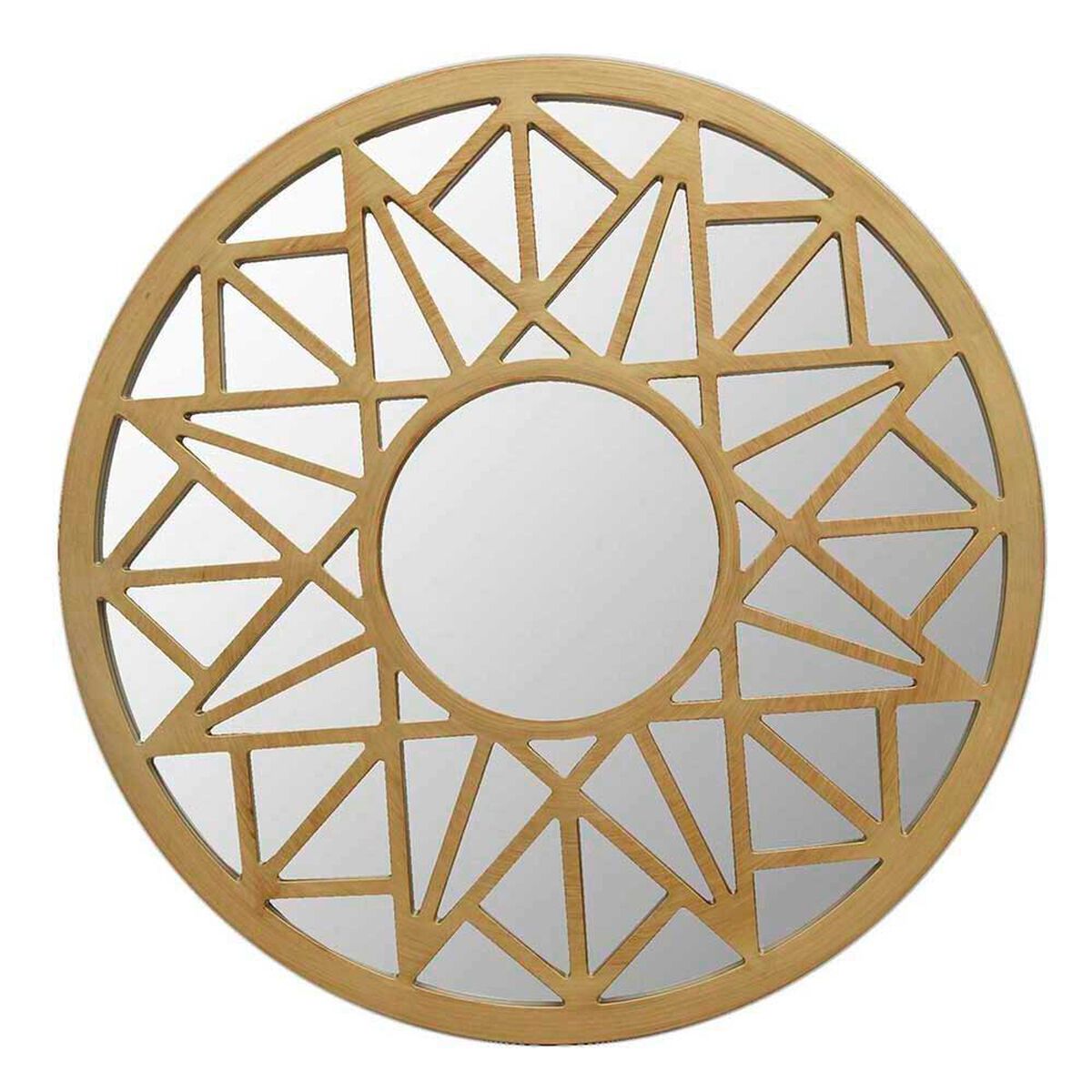 Espejo Pl&aacute;stico Vgo Circular 50 cm Dorado