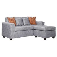 Sofá Seccional Black Factory Ezeiza 3 Cuerpos Gris