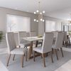 Juego de Comedor Decocasa Bennet  6 Sillas Off White