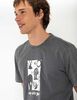 Polera Algodón Con Estampado Manga Corta Hombre Fiorucci