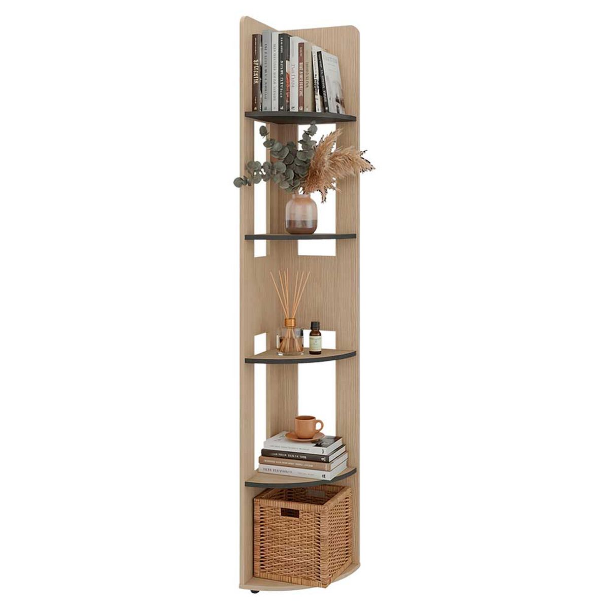Estante Tuhome Home E7 Cartagena Wengue