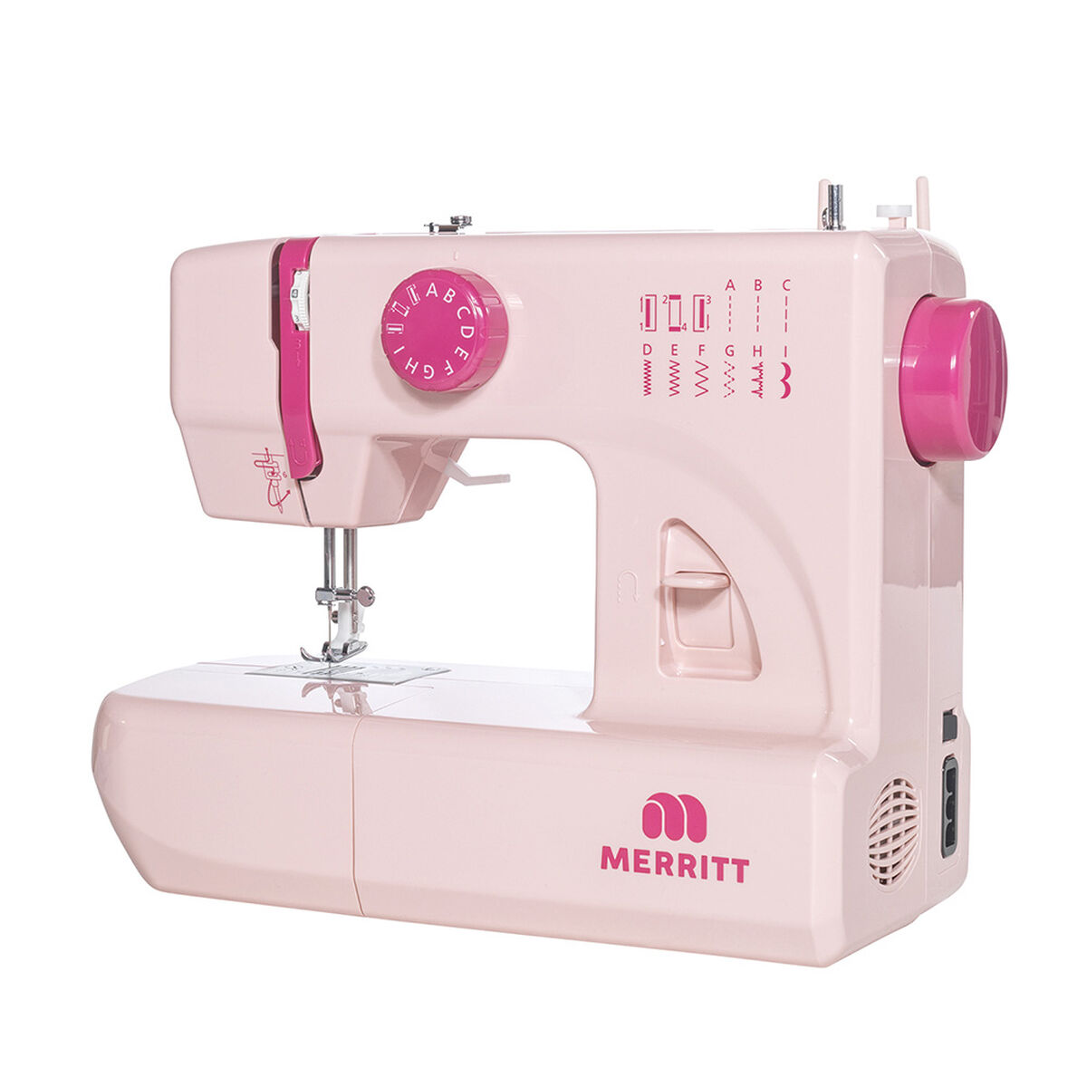 Máquina de Coser Brazo Libre Merritt ME 6 Rosada