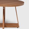 Mesa de Comedor Redonda Roca Capitolio 100cm Canela