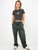 Polera Crop Con Estampado Mujer Icono