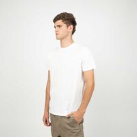 Polera Lisa Manga Corta Hombre Zibel Blanco, Gris, Navy, Negro, Verde