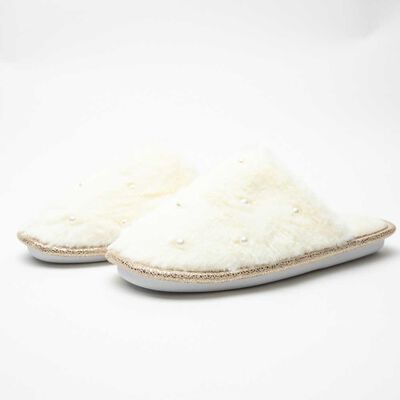 Imagen 1 del producto Pantufla Mujer Zibel Crudo, Damasco