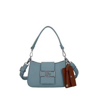 Cartera Bandolera Secret Ibiza SC7 Peque&ntilde;a Celeste