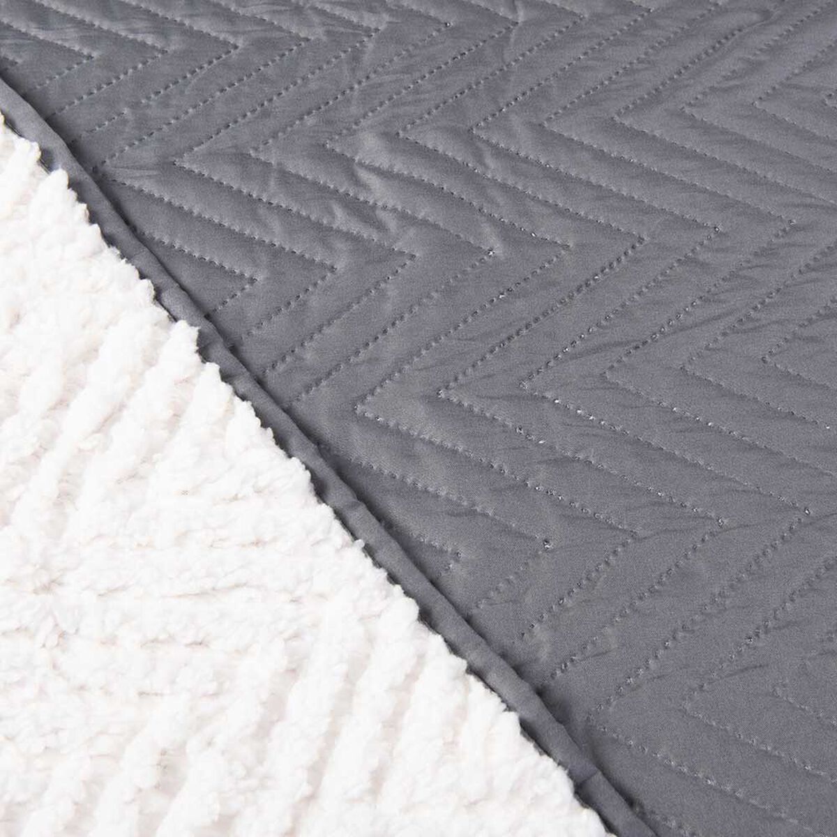 Quilt Mashini 2 Plazas Liso Marengo