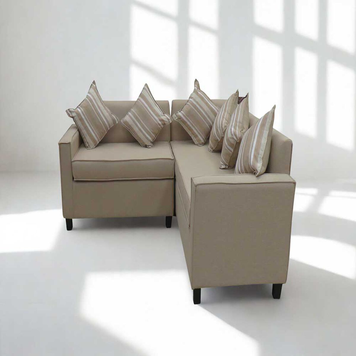 Seccional Almore Constanza 5 Cuerpos Beige