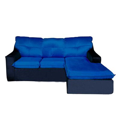 Imagen 1 del producto Sofá Modular Muebles MYM Genoveva 4 Cuerpos Azul Negro