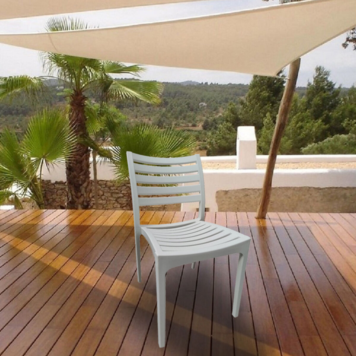 Pack 2 Sillas de Comedor Idetex Edus Blanco