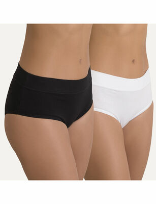 Imagen 1 del producto Pack 2 Calzones Maxi Mujer Flores SURTIDO