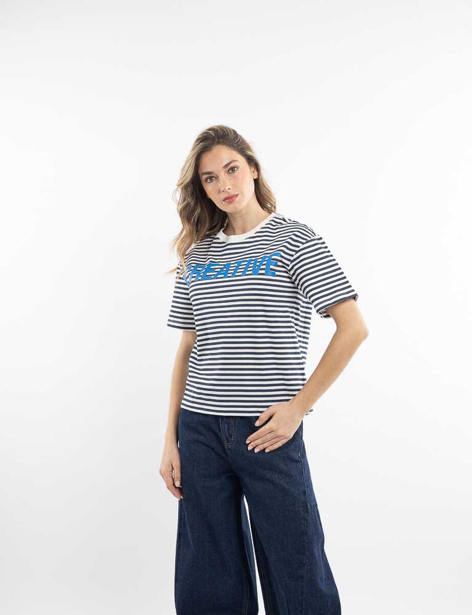 Polera Algod&oacute;n Oversize Mujer Zibel