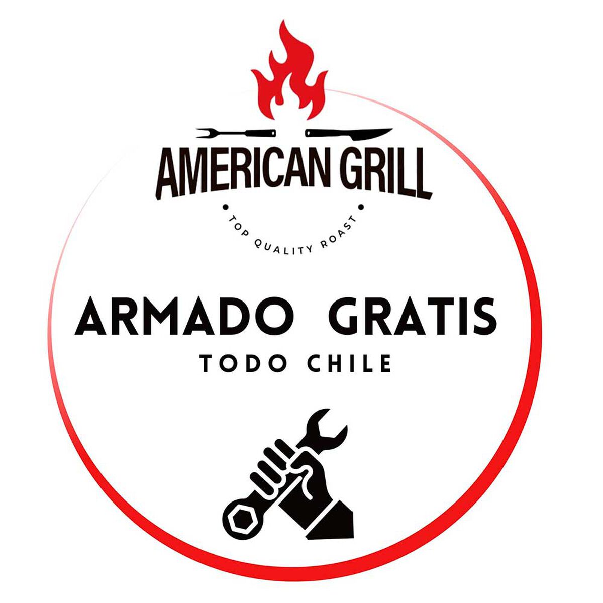 Parrilla a Gas American Grill 4 Quemadores New York Inox