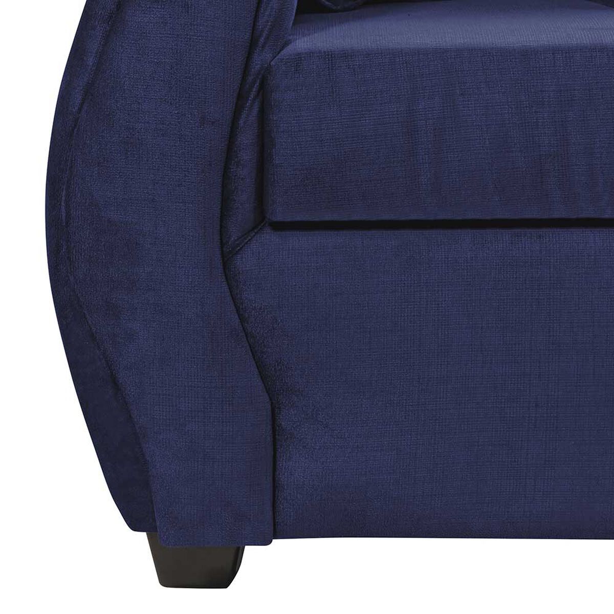 Sofá Seccional Innovamuebles Azucena 5 Cuerpos Azul 