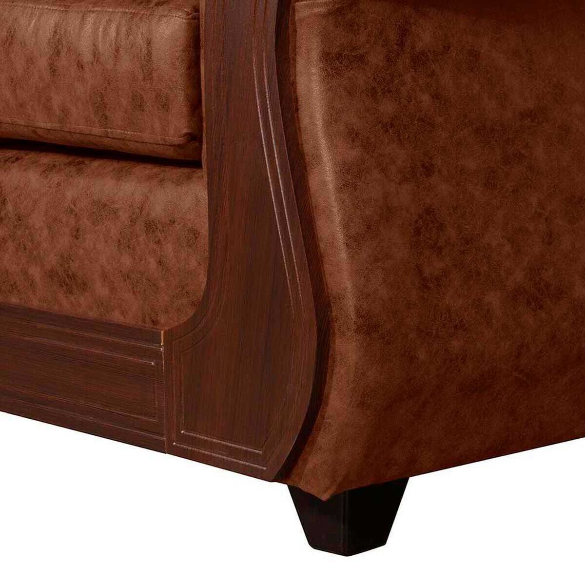 Sof&aacute; Black Factory Palermo 3 Cuerpos Terracota