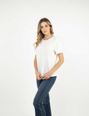 Imagen 1 del producto Polera Manga Corta Mujer Portman Club Ecru