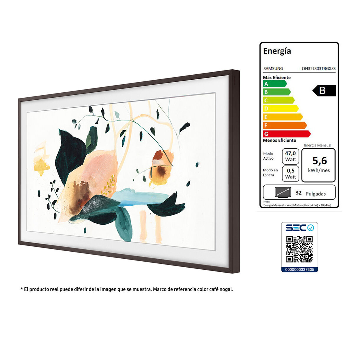 QLED 32" Samsung The Frame Smart TV FHD