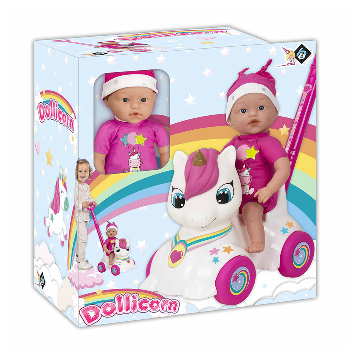 Muñeca con Corre Pasillo Uniconio Loko Toys
