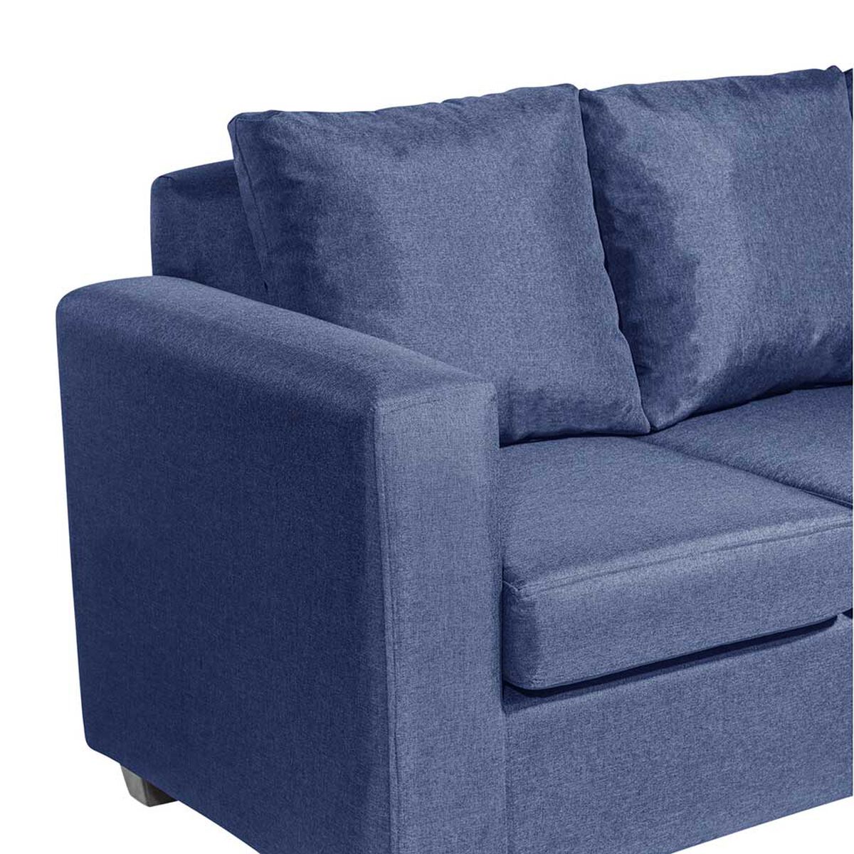 Sofá Deco Outlet Turín 3 Cuerpos Azul