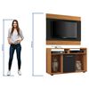 Panel TV Home Mobili Caramelo Hasta 43" Café