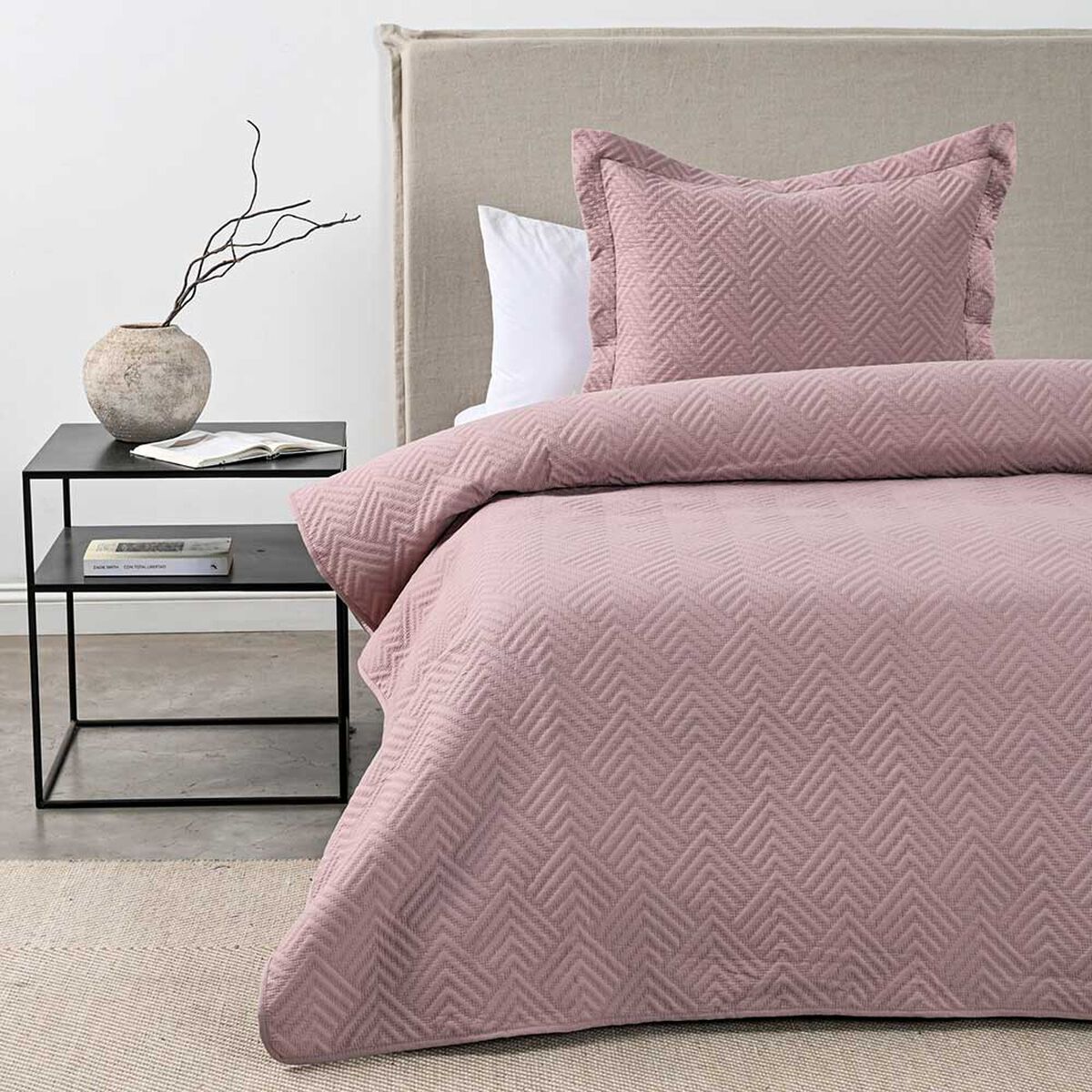 Quilt Elements & Co 1.5 Plazas Tulum Pink