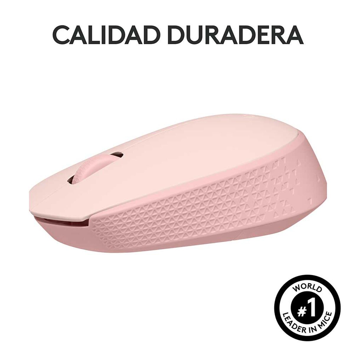 Mouse inal&aacute;mbrico &oacute;ptico Logitech M170 Rosado