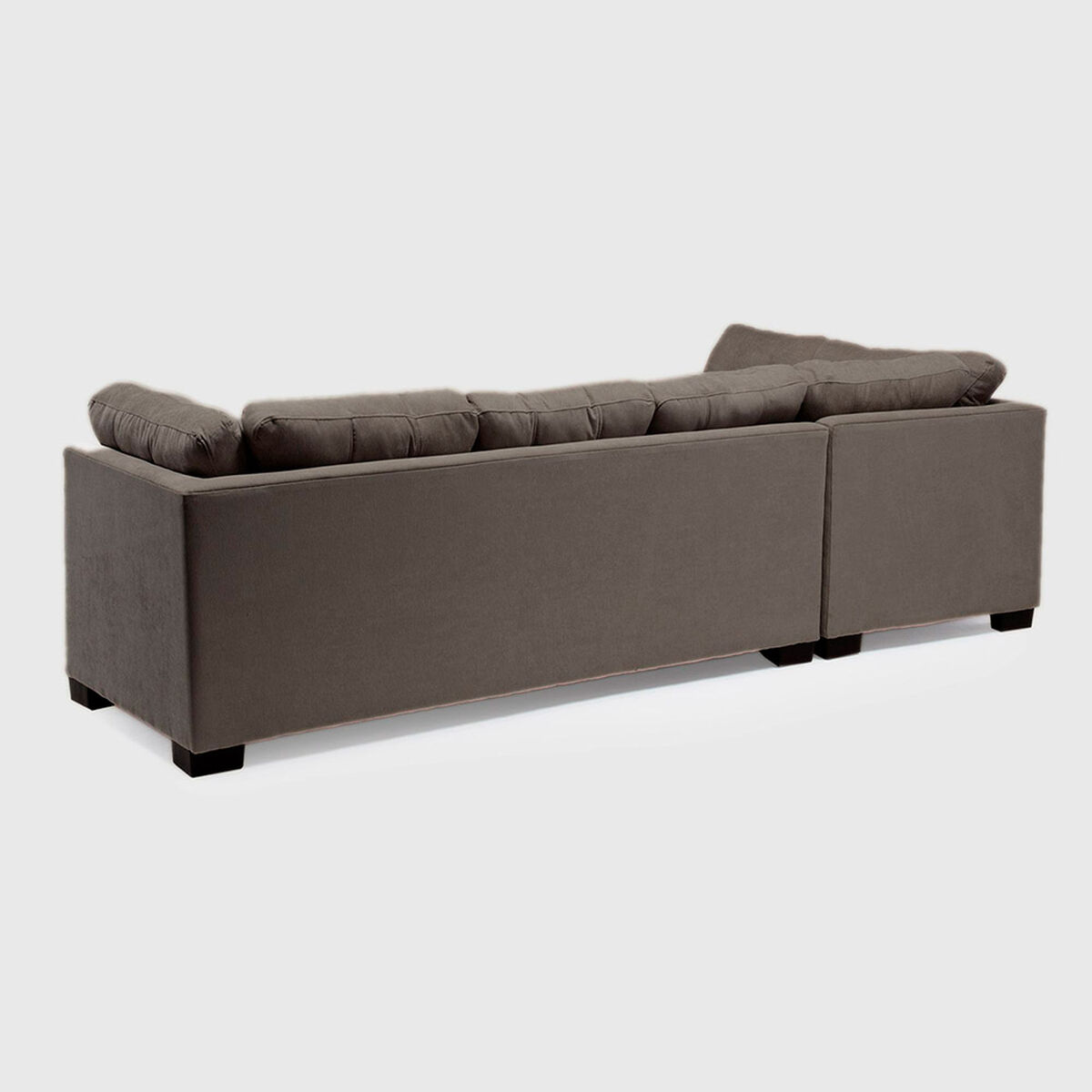 Seccional Izquierdo Muebles MPR Edimburgo 5 Cuerpos Caf&eacute;
