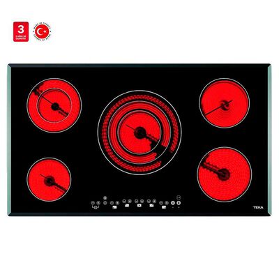 Encimera El&eacute;ctrica Teka VitroTR 951 5 Quemadores
