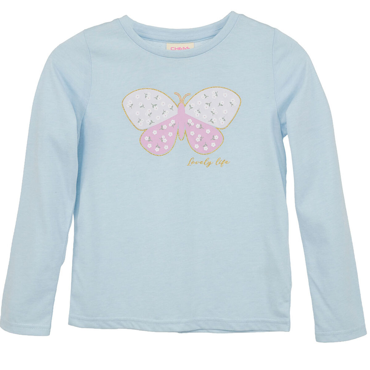 Polera Manga Larga Niña Chess