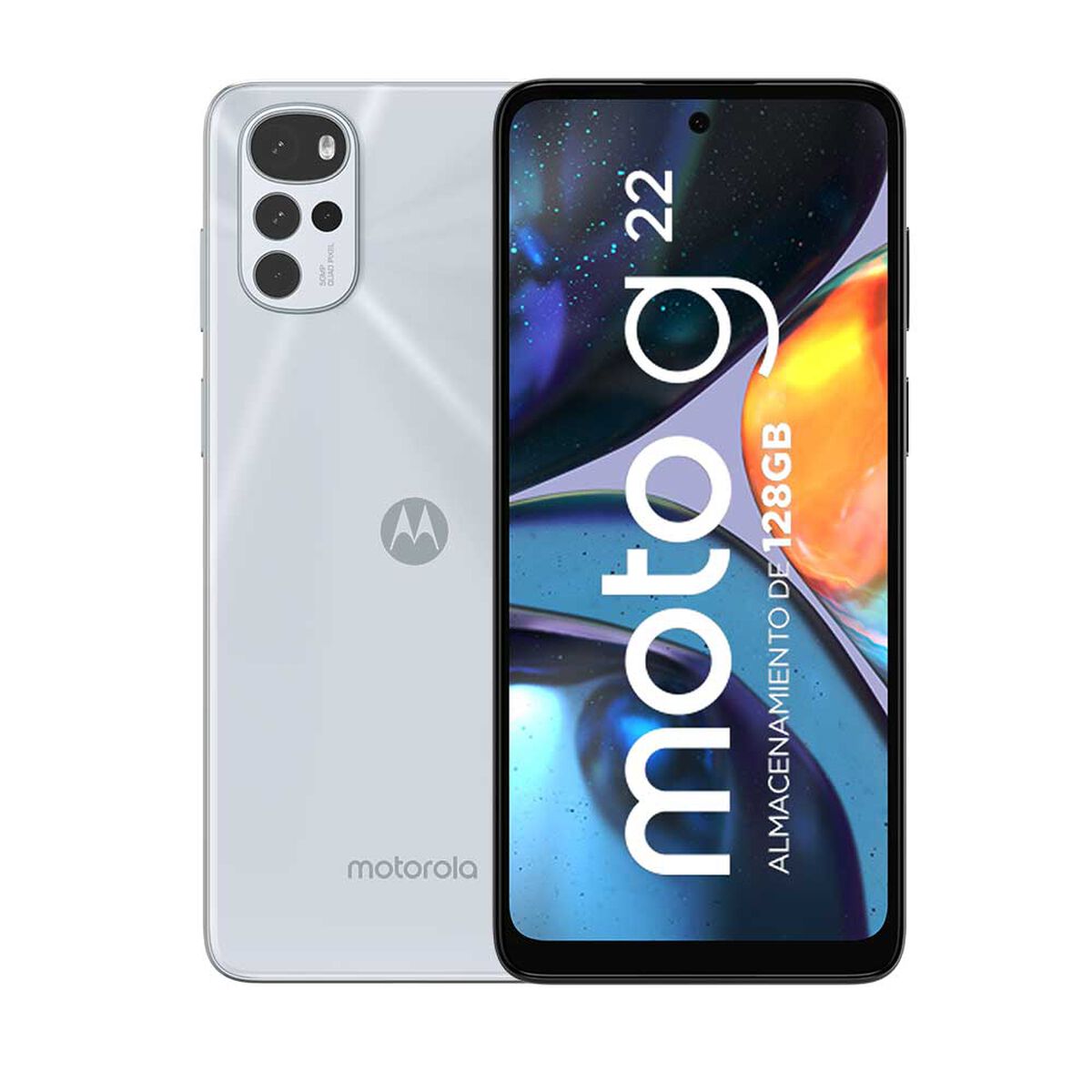 Celular Motorola Moto G22 128GB 6,53" Blanco Liberado