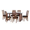 Juego de Comedor Latam Home Pamplona Murcia 6 Sillas PU Beige