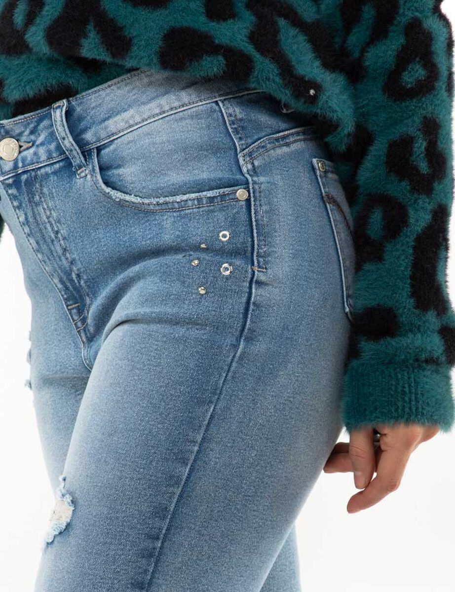 Jeans Skinny Push Up  Mujer Fiorucci