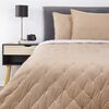 Cubrecama Plush Sherpa Zibel King Liso Beige