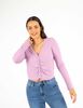 Polera Manga Larga Cuello V Botones Mujer Zibel