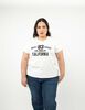 Polera Con Estampado Manga Corta Mujer Extralindas