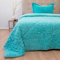 Cubrecama Doral 1,5 Plazas Turquesa Senses