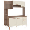 Kit Cocina Vekkahome Sofia 5 Puertas Beige