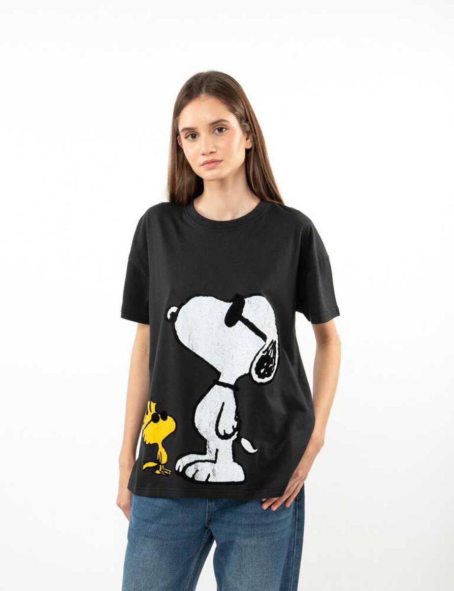 Polera Dibujos Animados Manga Corta Mujer Icono