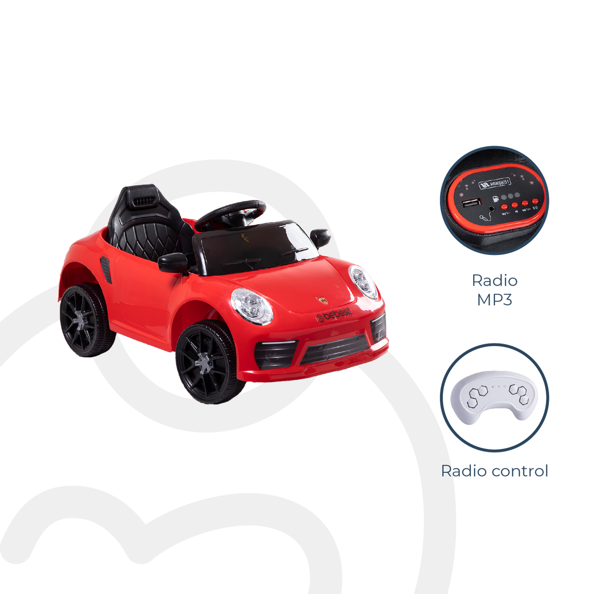 Auto a Batería Rojo Bebesit